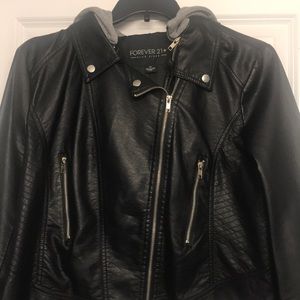 Forever 21+ Leather Jacket - PLUS SIZE